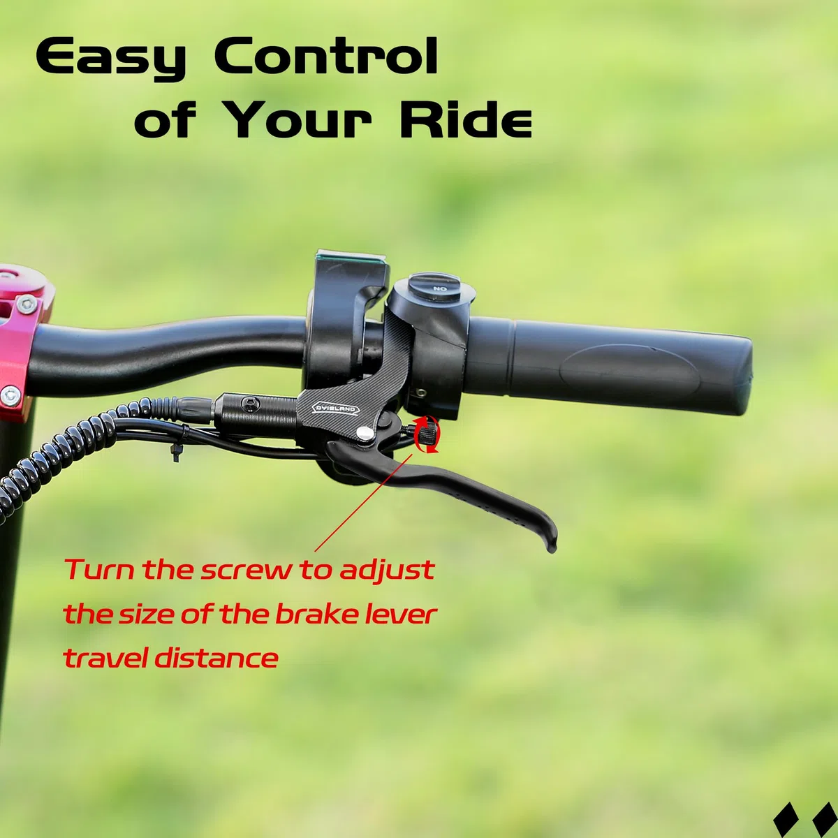 LD-210S Kit Freni a Disco Idraulico,2-Pin/Kit Freni Idraulici per Scooter Elettrico/E-Scooter