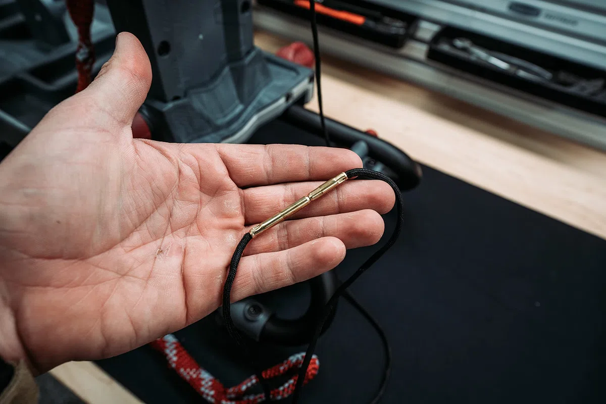 Tipton Nope Ropes - Funi da 9 mm con attacco da estremità a estremità e custodia per manutenzione armi da fuoco