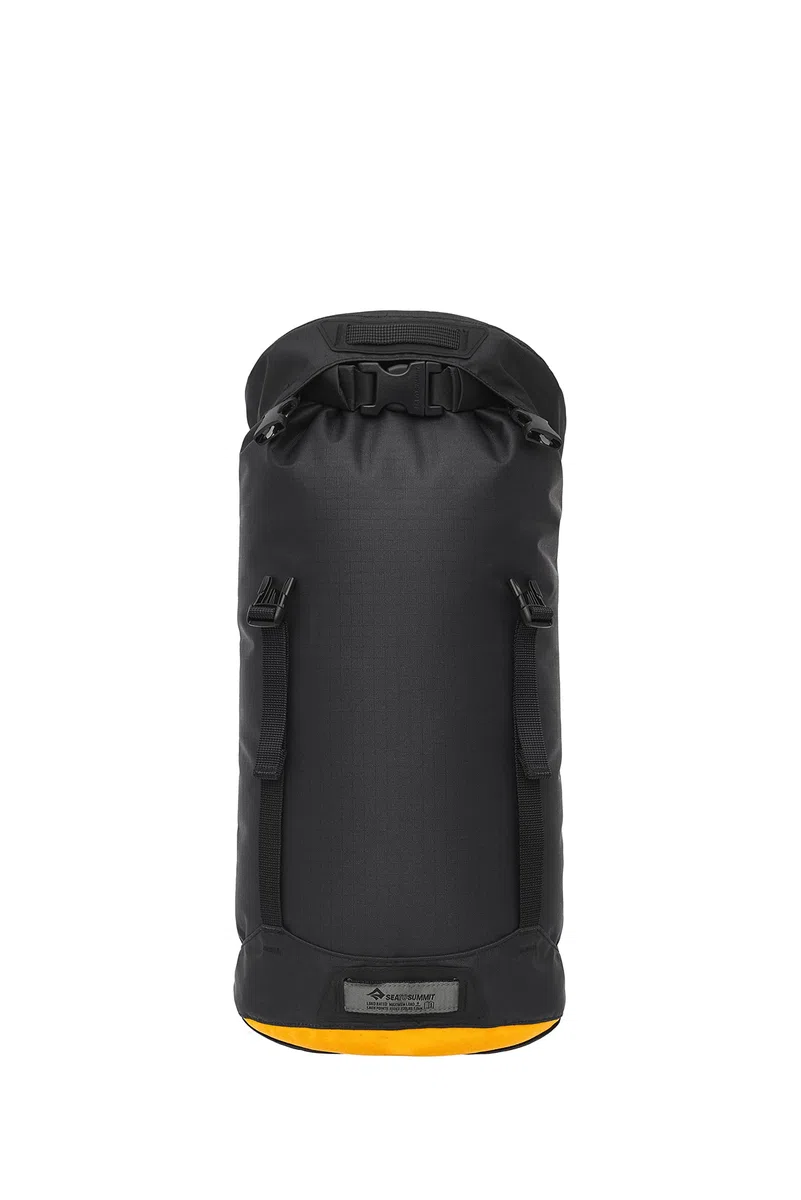 Sea to Summit - Evac Compression Dry Bag HD M 13L - Borsa impermeabile compatta - Chiusura ad avvolgimento - Tessuto Cordura resistente - Escursioni & Paddle - 21,7 x 19,7 x 44 cm - Nero Jais - 237 g