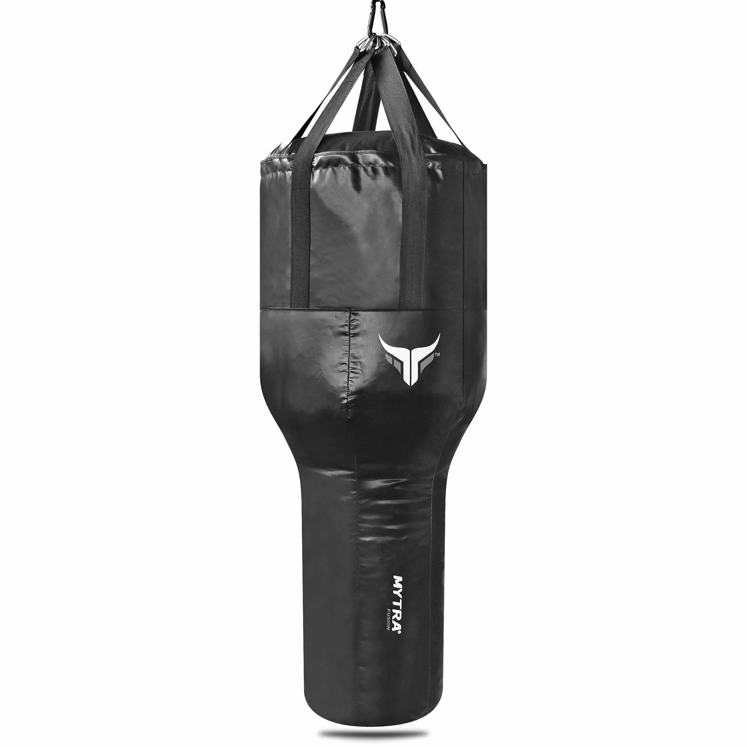 Mytra Fusion Uppercut Punching Bag, Sacco da Boxe Vuoto da 4 Piedi, sacco boxe Pesante per Boxe, MMA, Arti Marziali e sacco kick boxing per i pugni (Nero)