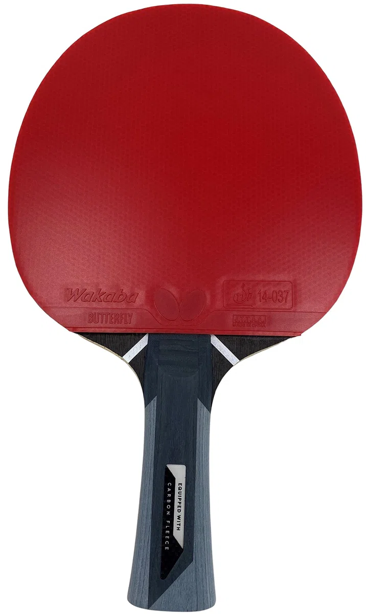 Butterfly Timo Boll Titanium - Racchetta da ping pong | rivestimento Wakaba certificato ITTF per competizione | spugna da 2,0 mm | giocatori professionali allenati
