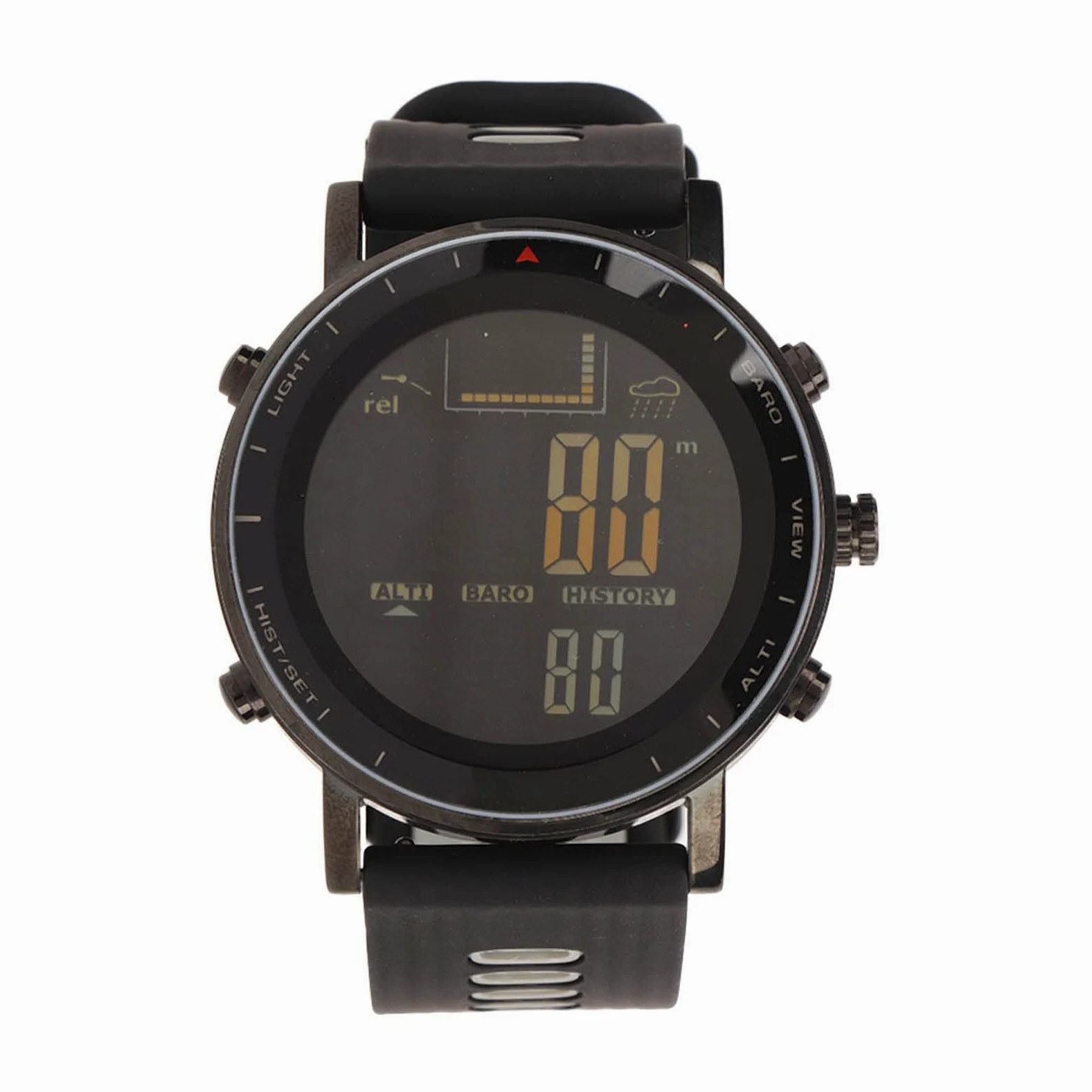 Sxhlseller Orologio Sportivo da Esterno, Orologio da Pesca da Polso Multifunzionale, Misuratore di Temperatura Barometro Altimetro con Monitoraggio della Pressione dell'aria, con Grafico della (#1)