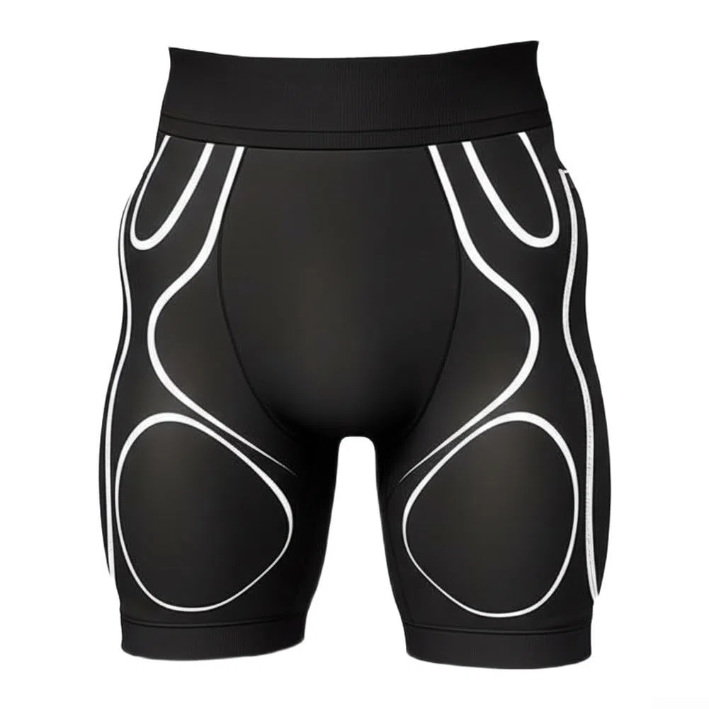 Pantaloncini da sci Hip Protector Cuscinetti EVA per impatto Protezione dell'anca dello sci | Vita lunga, vestibilità regolabile, design non vincolante, comodo da indossare, facile da indossare