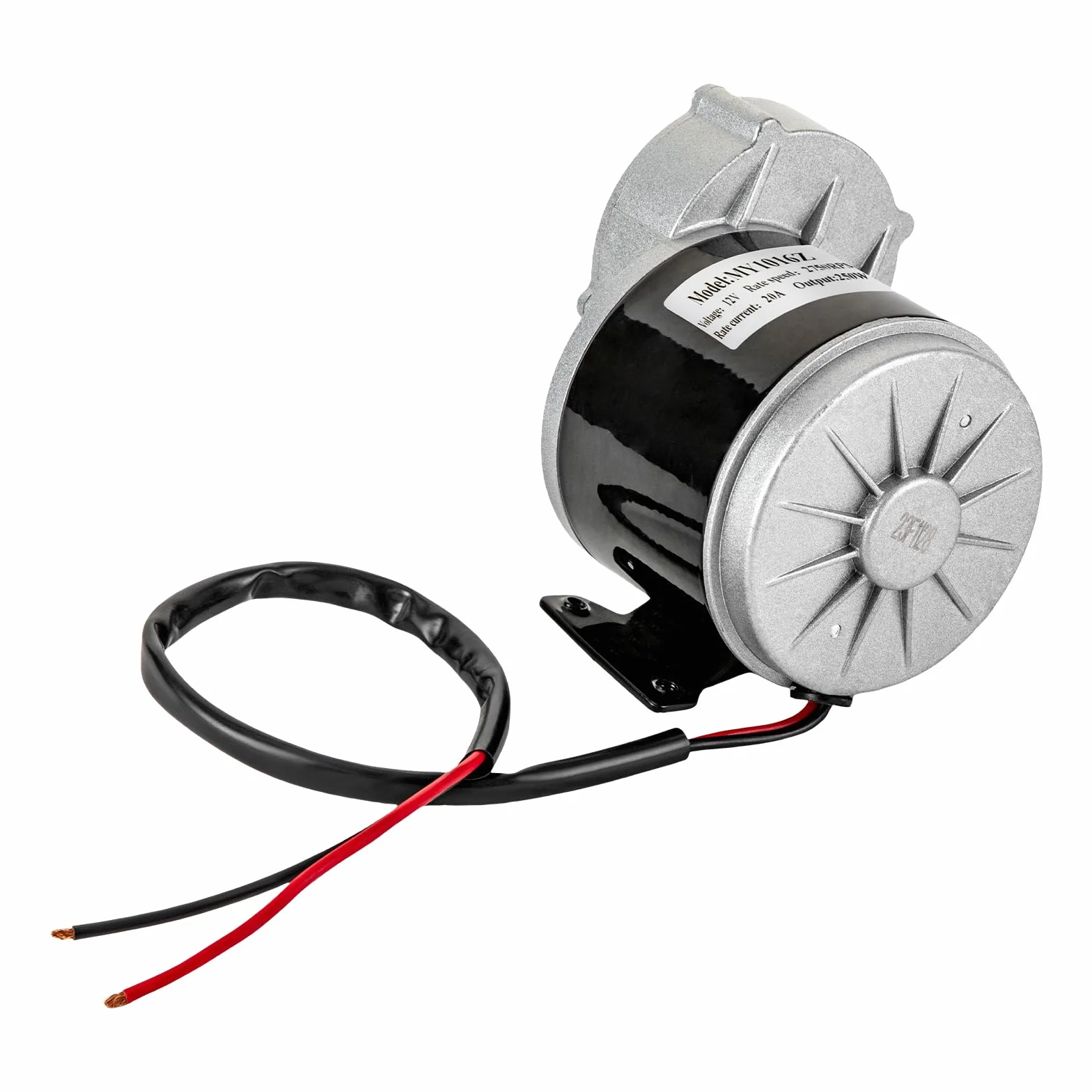Motore elettrico da 12 V, 250 W, con riduttore di trasmissione, motore di riduttore DC per biciclette elettriche