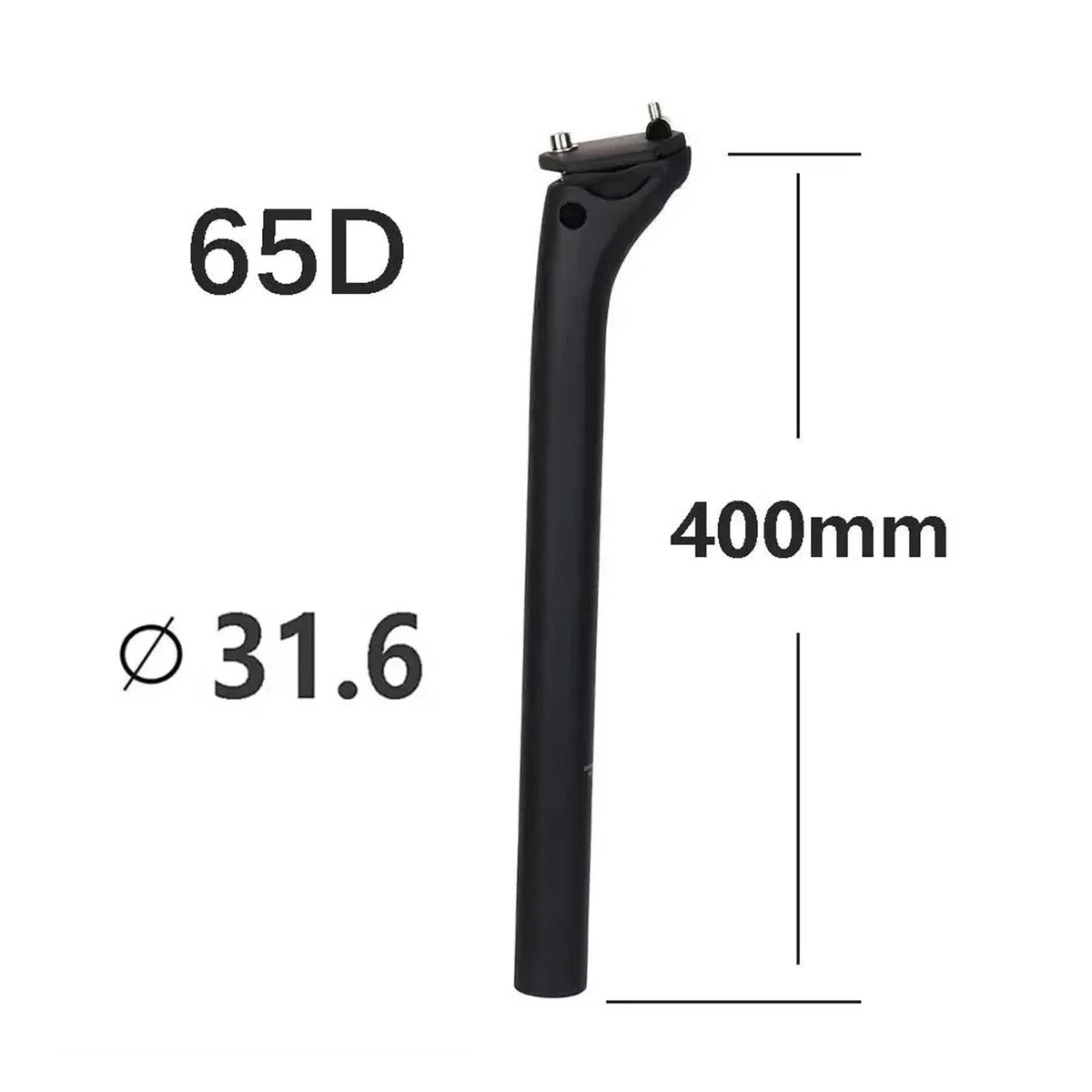 Reggisella in carbonio for bicicletta arretrato 20 mm MTB/bici da strada Reggisella ultraleggero 150 g 25,4 27,2 30,9 31,6 Per Mountain Bike