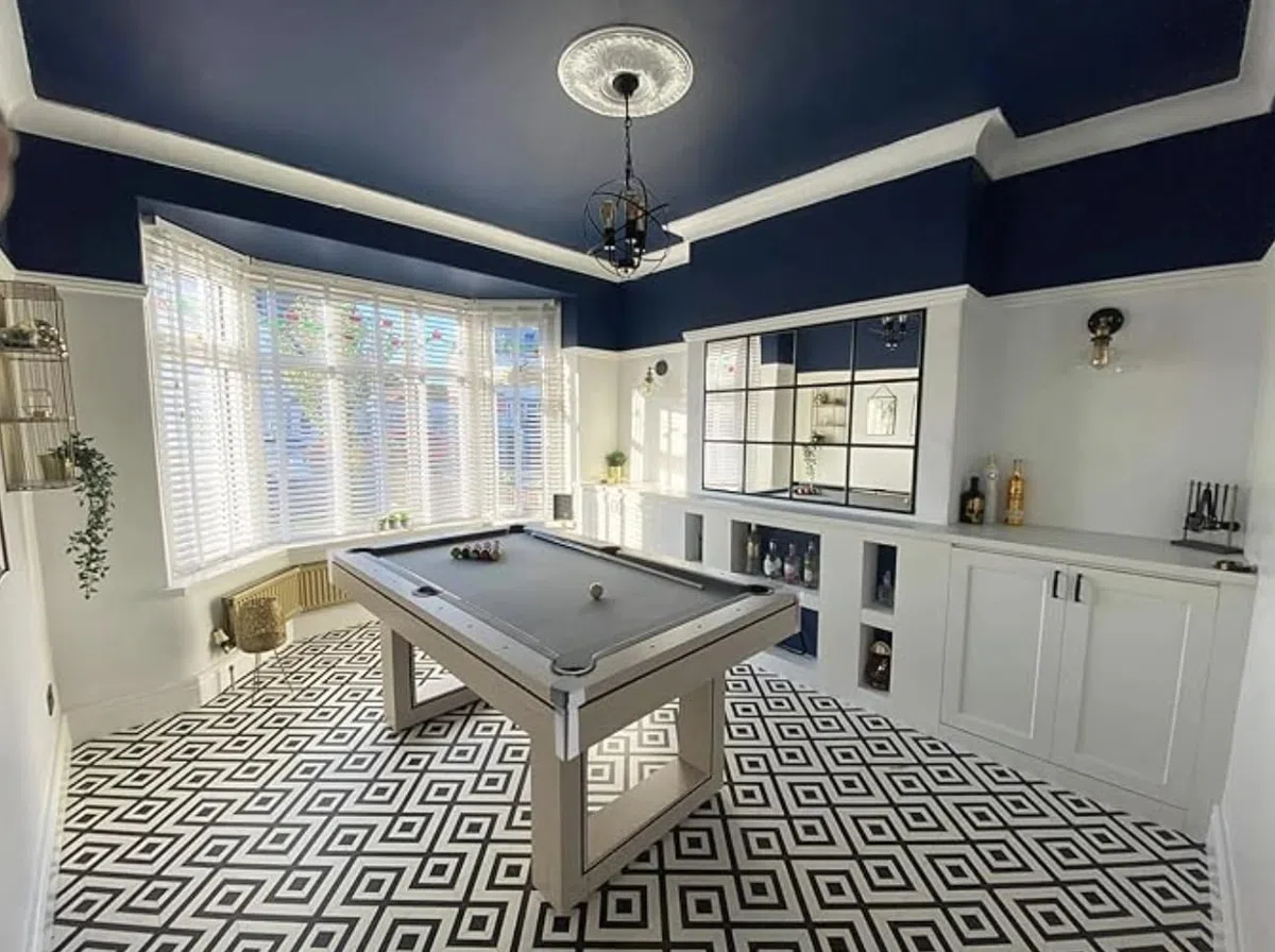 Tavolo da biliardo multifunzionale con piano da pranzo e ping pong, 1,8 m/2,1 m, tutti gli accessori inclusi, perfetto per giochi in famiglia e tempo libero