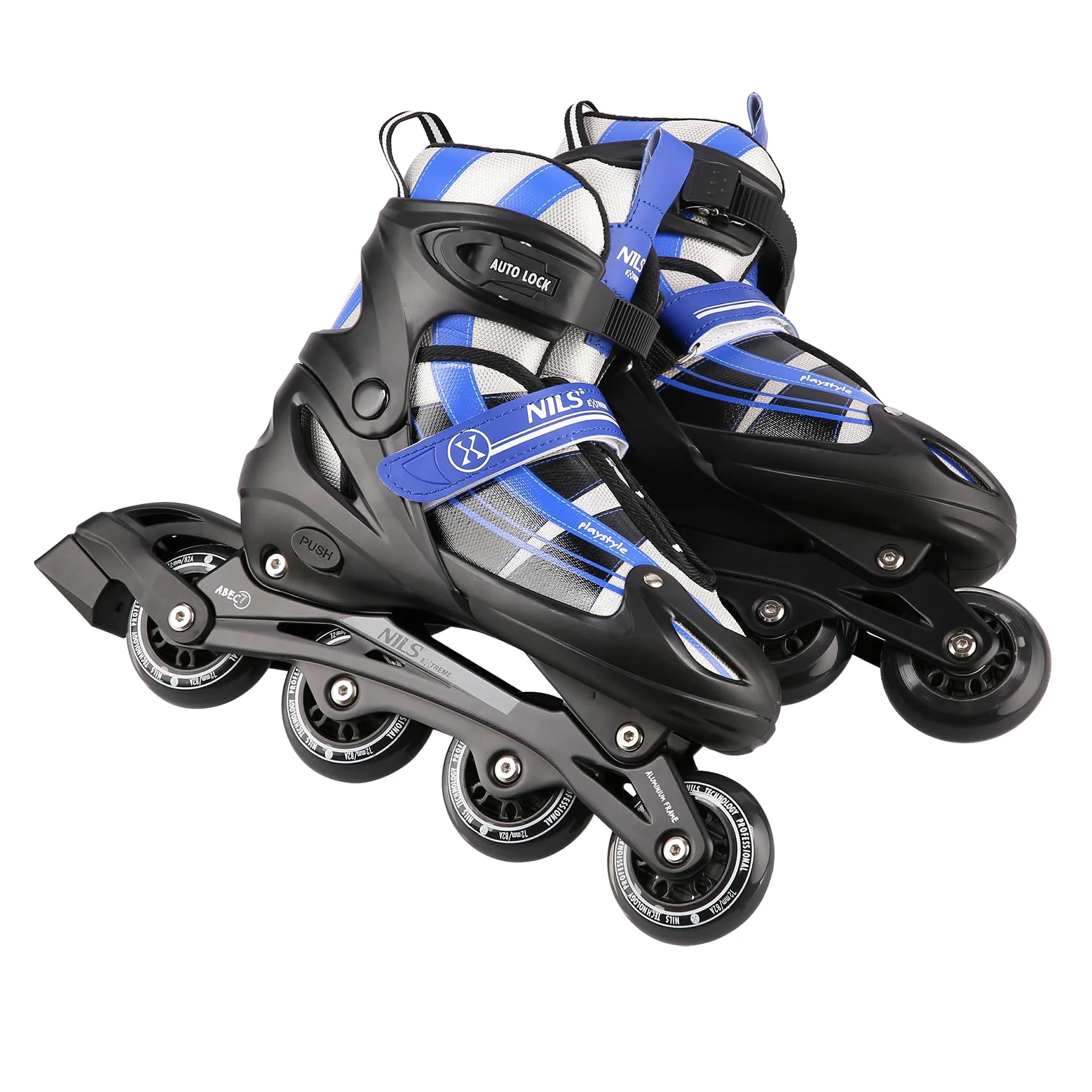 Nils Extreme Pattini da hockey su ghiaccio 2 in 1 Chaska