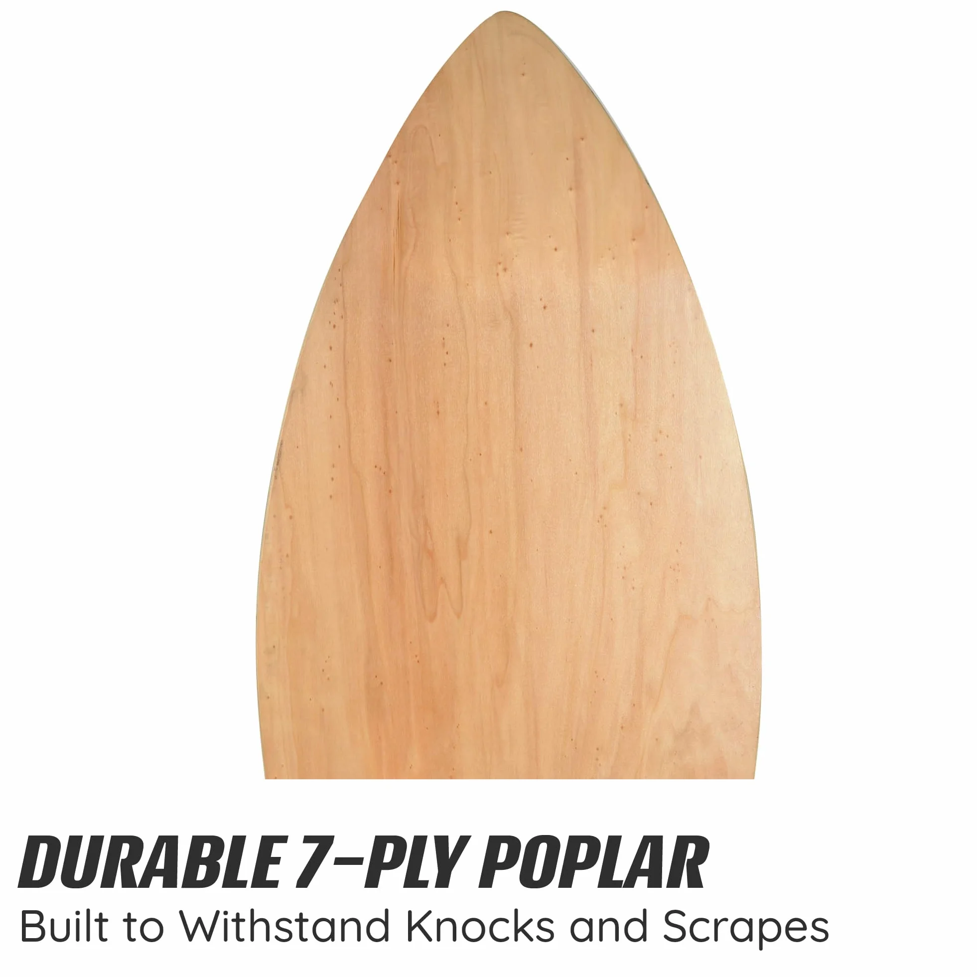 Osprey Skimboard da surf per bambini e adulti, 104 cm, per principianti, con struttura in legno a 7 strati, design multipli