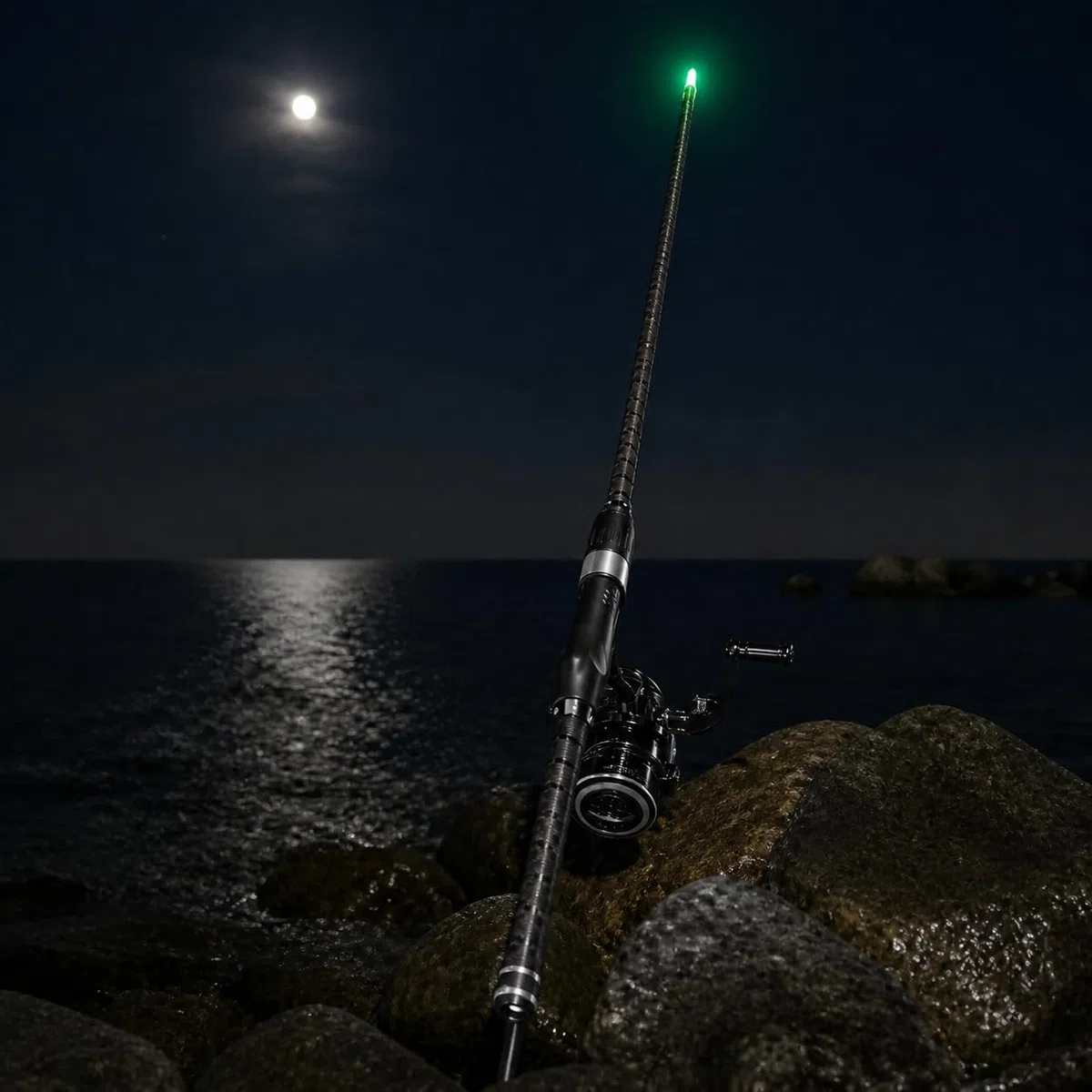 Canna da Pesca Telescopica da Scogliera | Impugnatura in gomma, Canna Pesca con Picchetto, Pesca , Per pescare