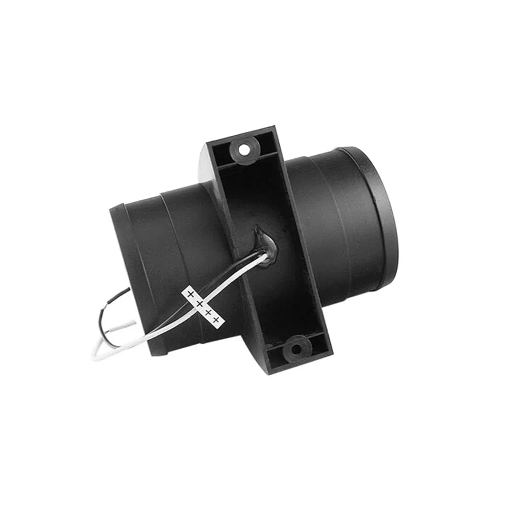Riloer 12V RV Yacht Engine Room DC Marine Blower Ventilatore di scarico, in-line Air Blower con tubo di aspirazione 75MM/3" Ventilatore compatto per barca Motore di sentina Cambusa Ventilazione marina