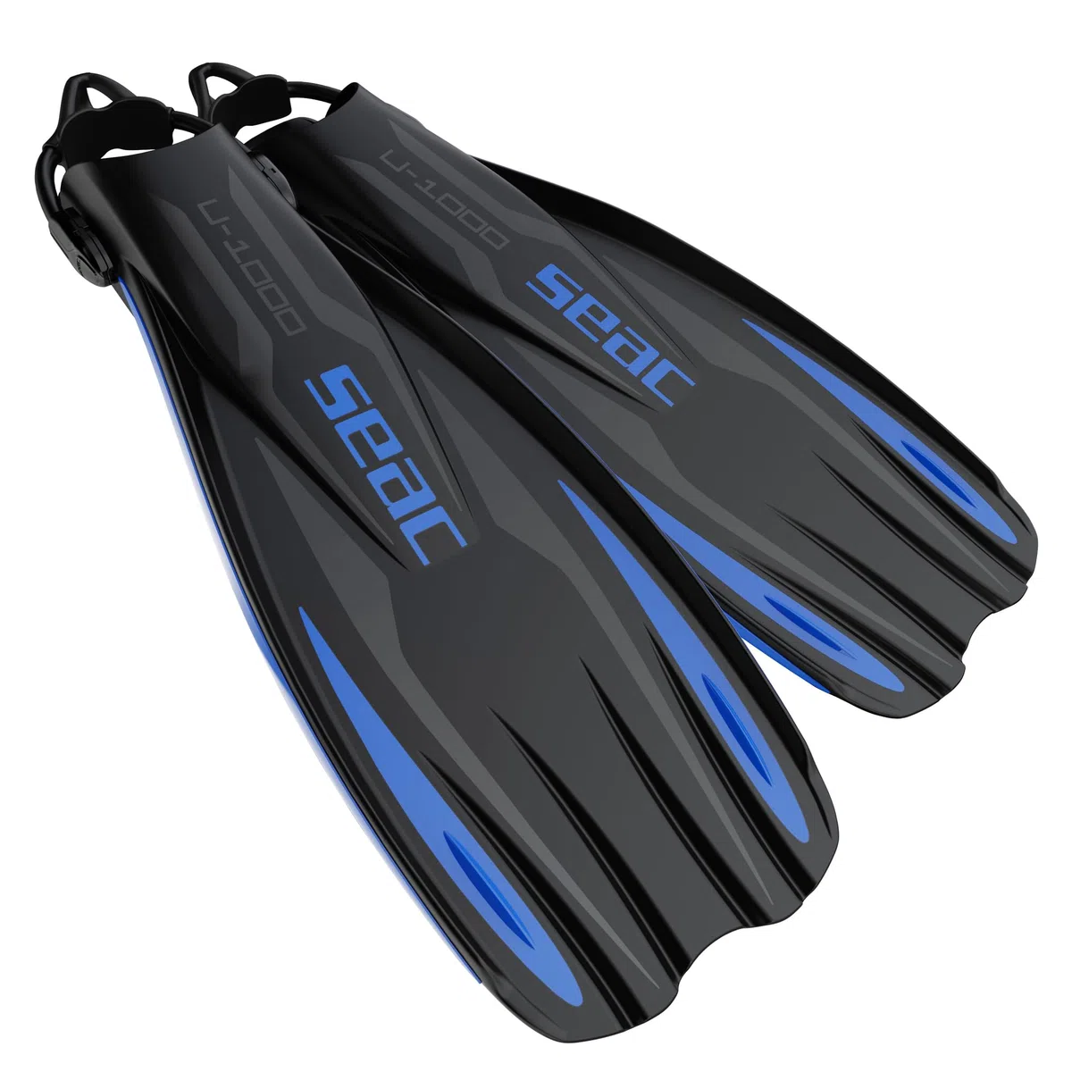 SEAC U-1000, Pinne da Subacquea per Uso ricreativo e Professionale Unisex Adulto