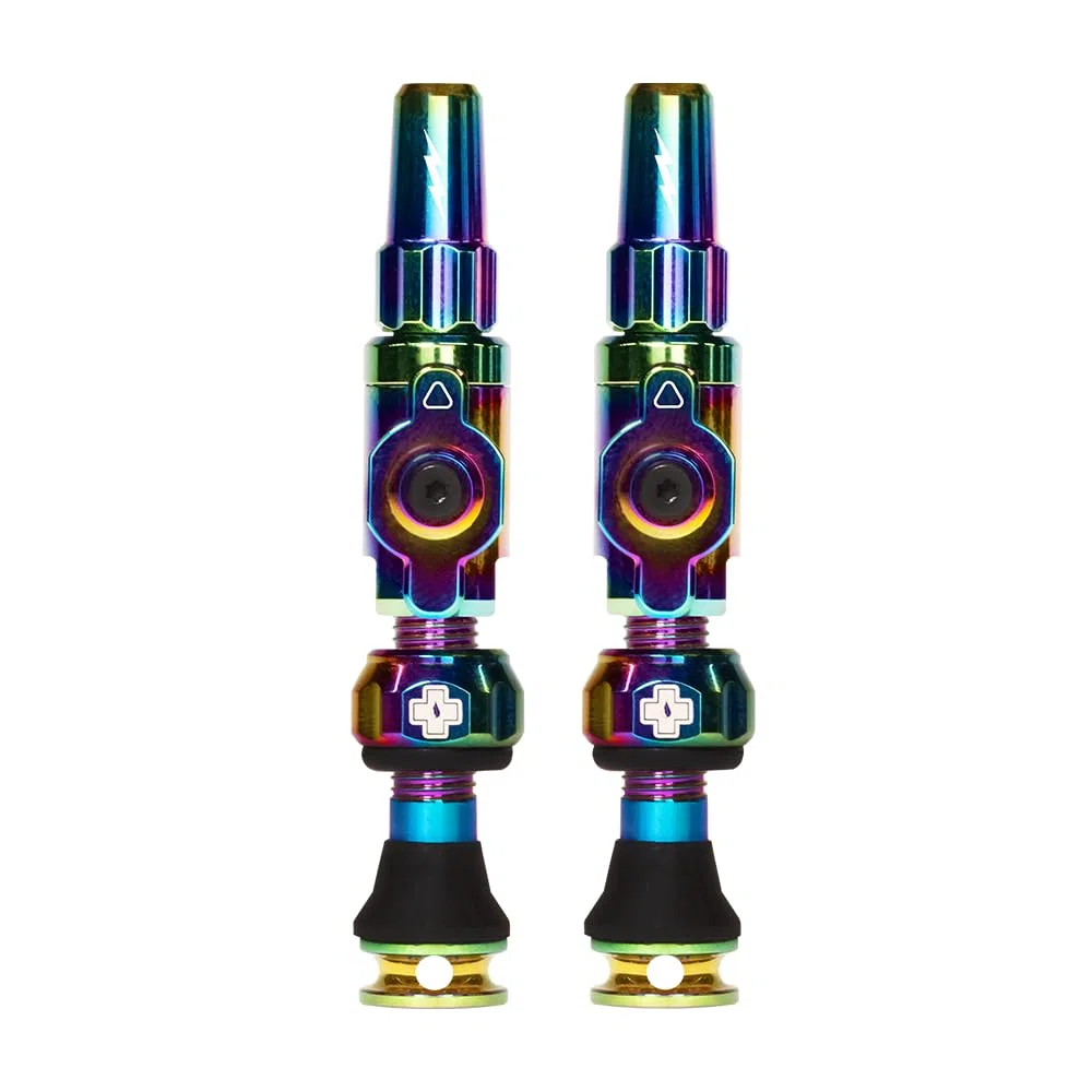 MUC-OFF accessorio valvola tubeless big bore lite medium 1 coppia iridescente