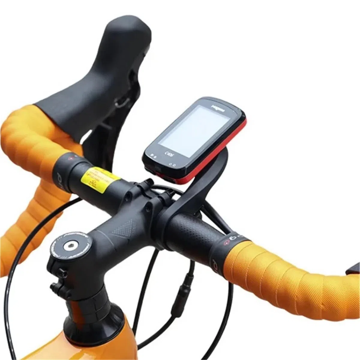 Supporto per computer da bicicletta, accessori per cronometro, GPS, bici da strada (corto), 8 pezzi