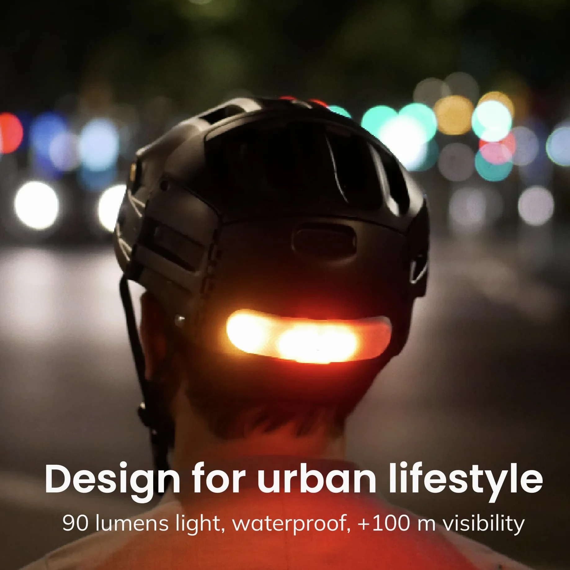 Illuminazione Rimovibile senza Fili per Casco da bicicletta, Monopattino - con Lampeggianti Destra/Sinistra - Telecomando sul Manubrio - Ricaricabile USB …