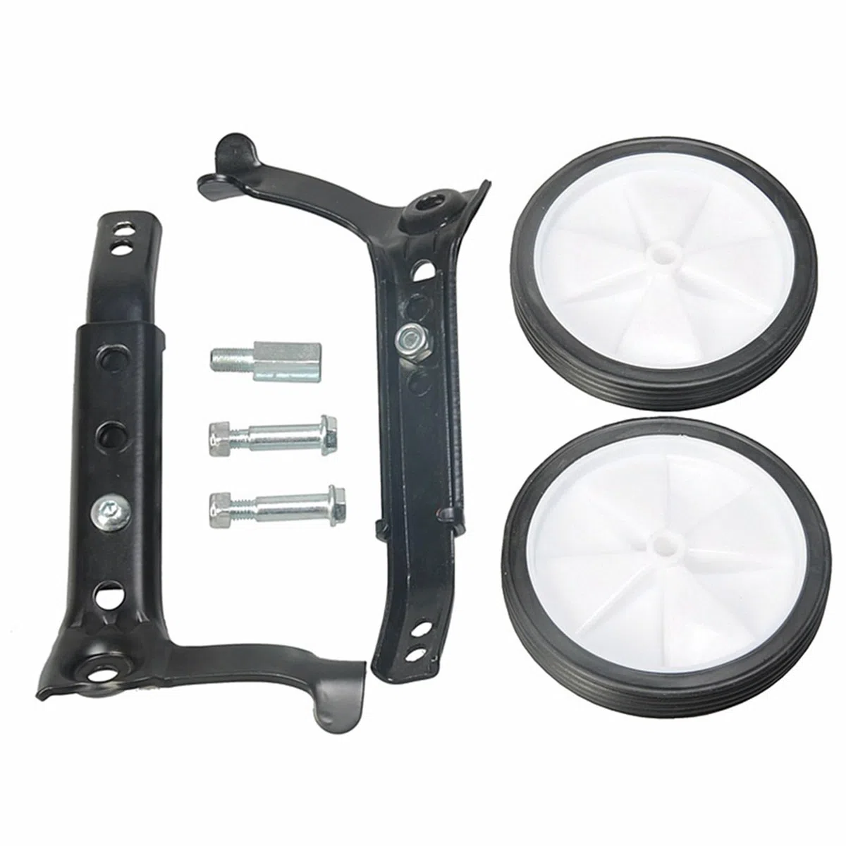 Rotelle per Bici Bambini 2pcs Ruota da Allenamento for Ciclismo Universale Bicicletta for Bambini Assistenza stabilizzatore dell'equilibrio in Acciaio.