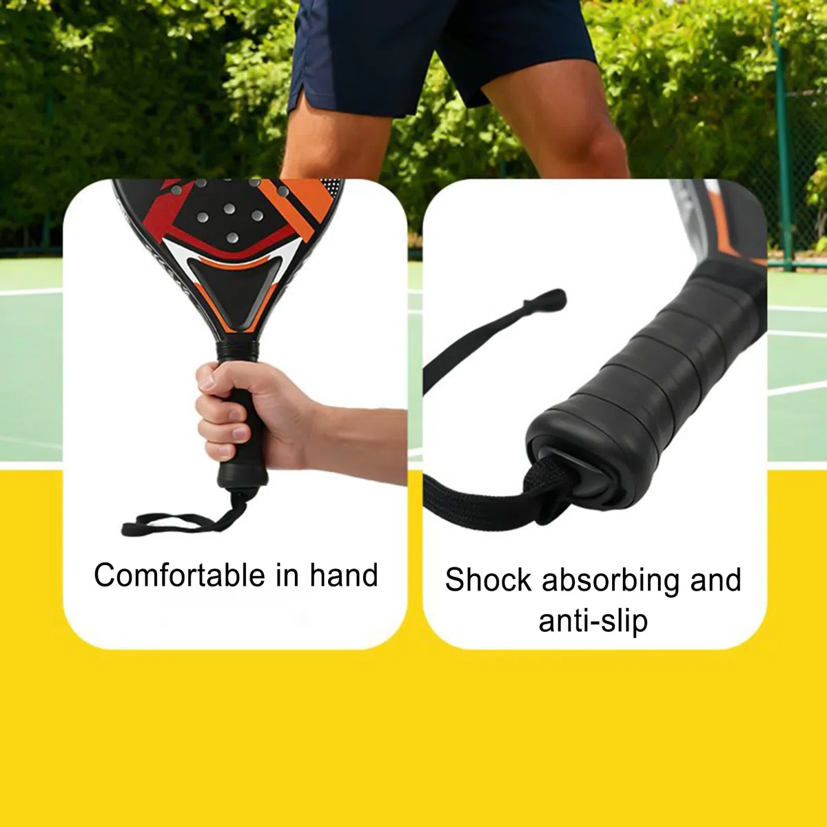 Racchette da Tennis Set Racchette Leggere Antiscivolo E | Set Completo per Per Spiaggia Sport All'aperto Giardino Piscina Uomini Donne Giovani