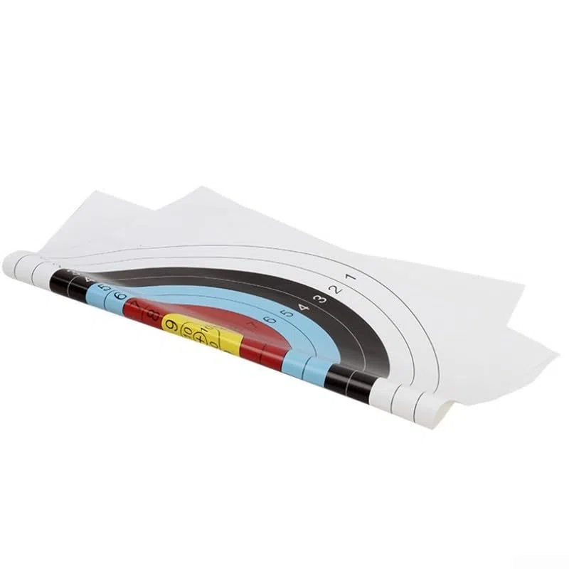 10 pezzi di carta bersaglio per arco e freccia shoo ting training, 10 * carte bersaglio 60 * 60 * 0,1 cm