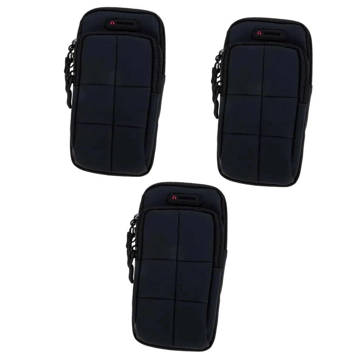 UPKOCH 3pezzi Armband Per Smartphone Elastico Per Attività Sportive Custodia Leggera Per Telefono Da Braccio Design Pratico e Comfortevolper Esercizi All Aperto Adatto Tutti Modelli Di
