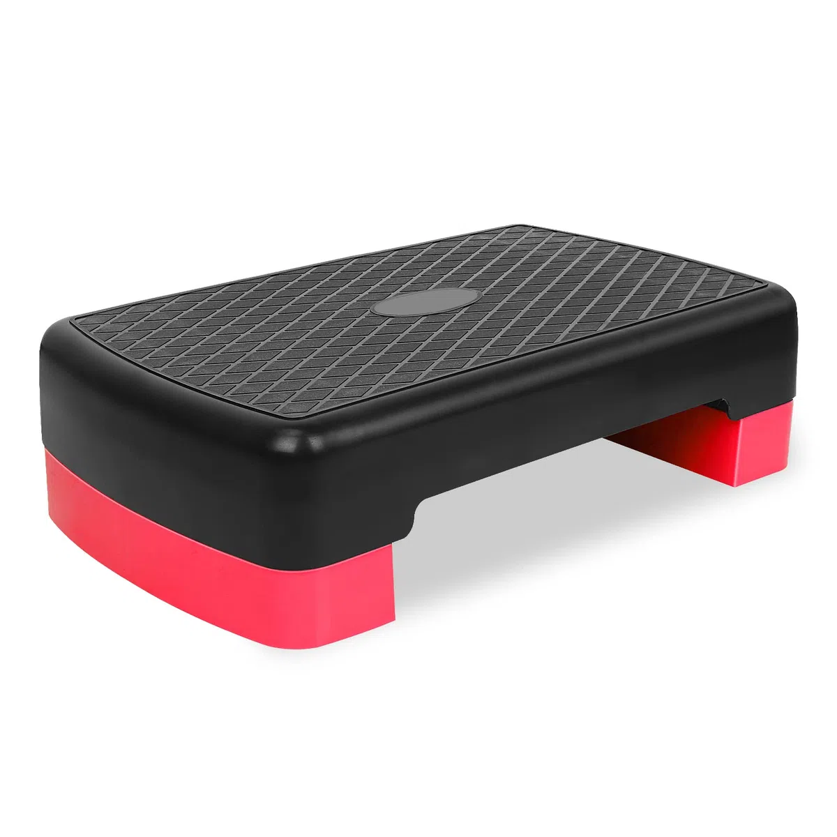 Stepper aerobico regolabile in altezza a 2 livelli per fitness ed esercizio, con 2 rialzi regolabili da 10 cm a 15 cm