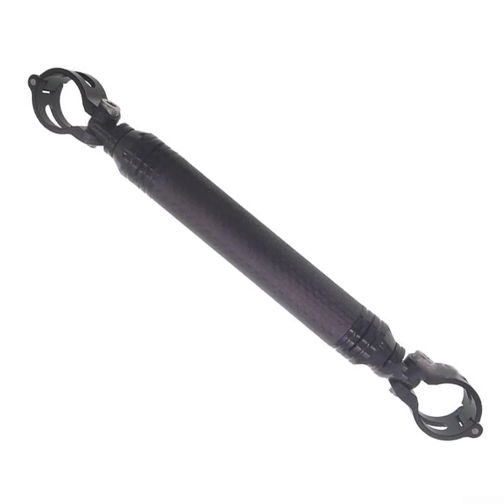 Asta di prolunga leggera per manubrio, compatibile con bici di serie (nero)
