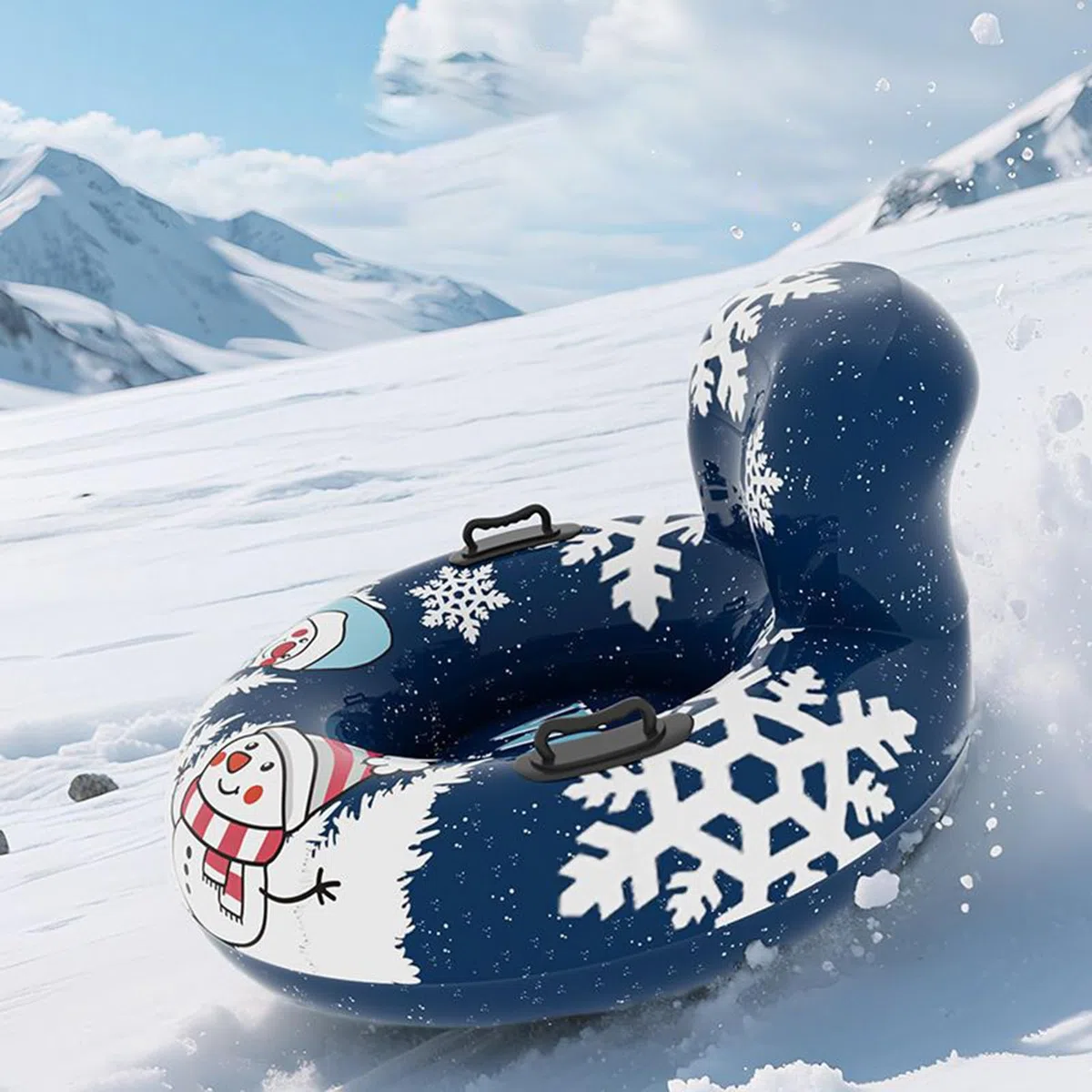 Tubo Da Neve Ad Alta Resistenza Cerchio Gonfiabile con Maniglie | Anello Per Lo Slittino Invernale Per Uso Esterno Su , Percorso Pedonale, Piscina, Riunione, Festa, Spiaggia E Sport