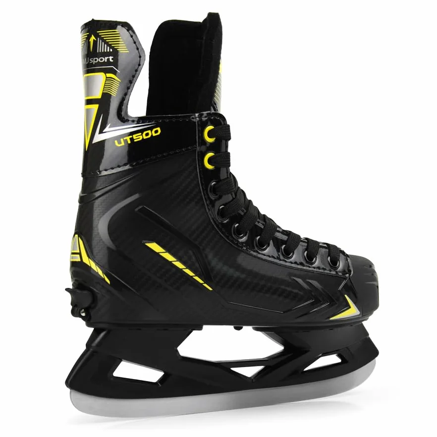 Pattini da hockey per bambini, regolabili, da hockey su ghiaccio, SMJ UT500