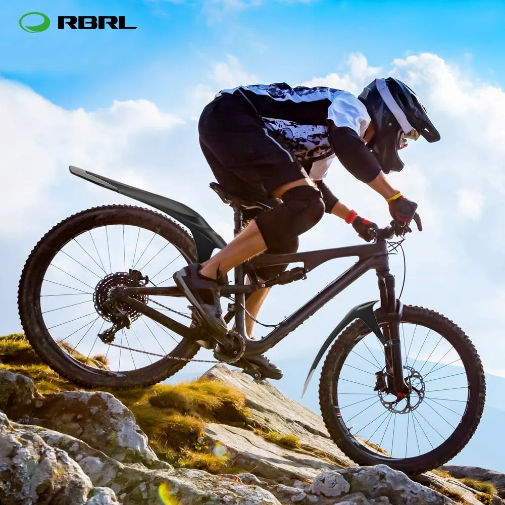 RBRL Parafango Bici, Parafango MTB Regolabile, Parafanghi MTB Universale da 24-29 Pollici Ispessito e Allargato, Parafanghi Bici Elettrica/Mountain Bike per Proteggere da Spruzzi d'Acqua e Polvere