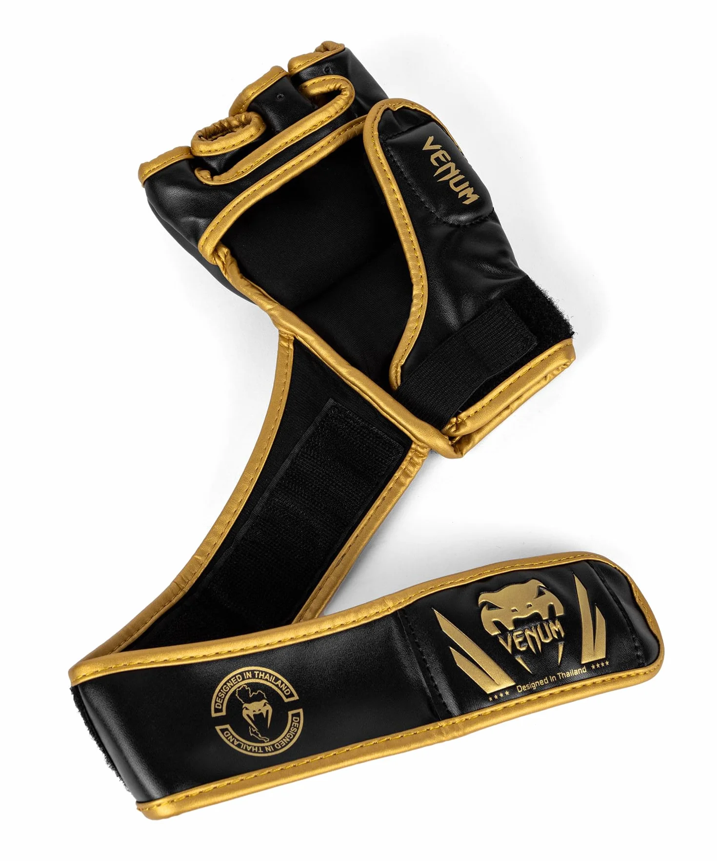 Venum, Challenger 2.0 MMA Guanti Unisex Adulto M Nero/Oro