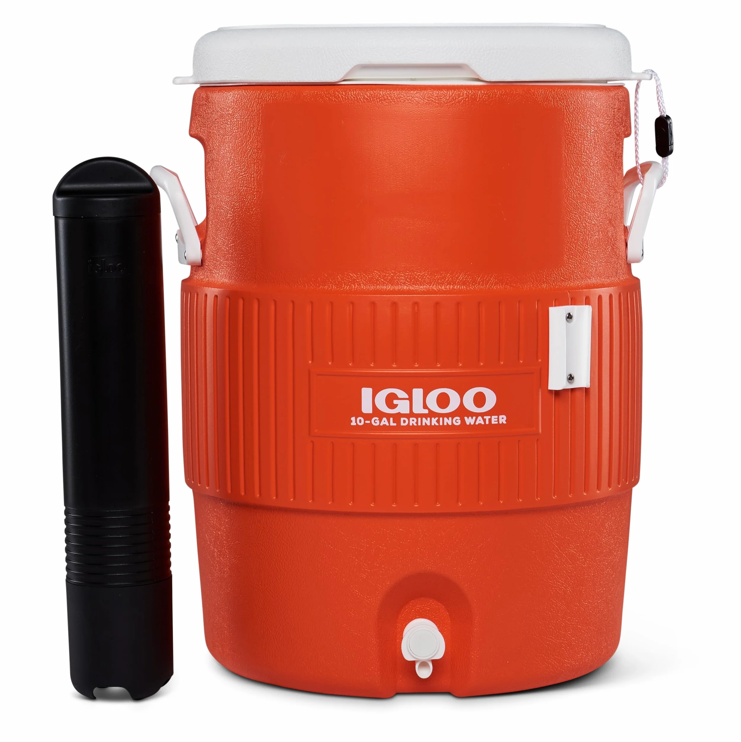 IGLOO Contenitore Bevande 10 Galloni 37L – Dispenser Isolato con Rubinetto – Tanica Acqua Robusta per Cantiere, Sport e Outdoor con Maniglie