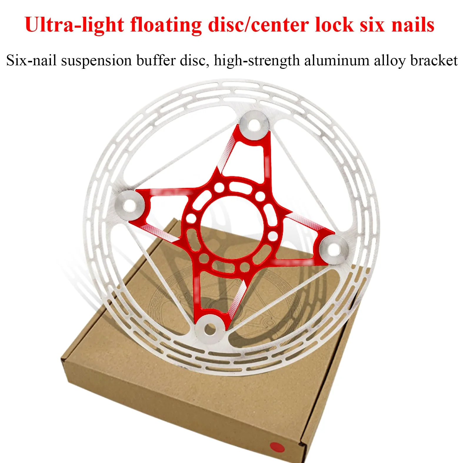 Disco freno for bicicletta in acciaio inossidabile da 140 mm, 1 pz | Black