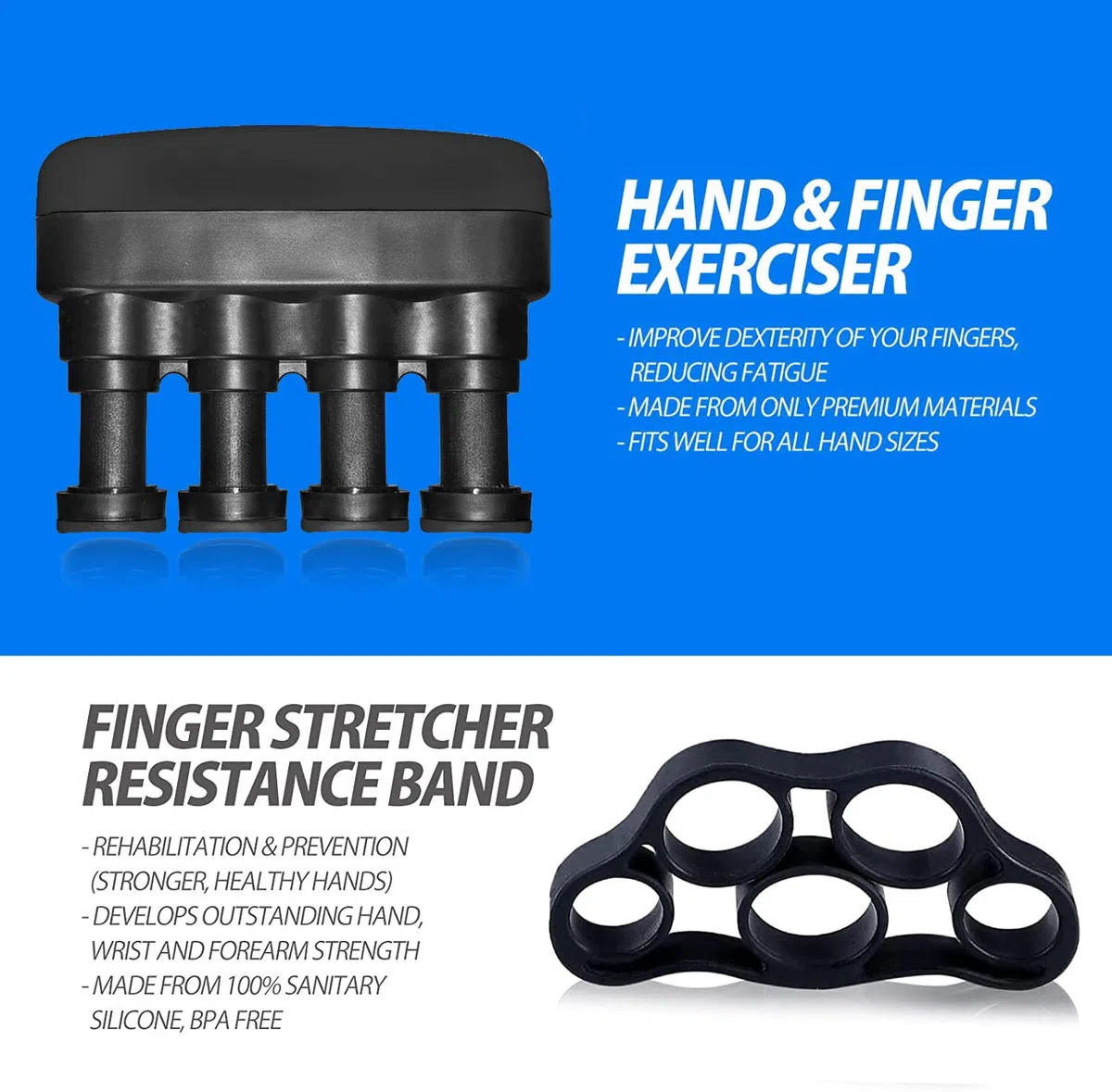 Allenamento avambraccio, allenamento mani kit per allenare le dita, pinza per la mano con contatore, attrezzo per esercizi per le dita, palla da polso, wrist ball antistress per il recupero gli atleti