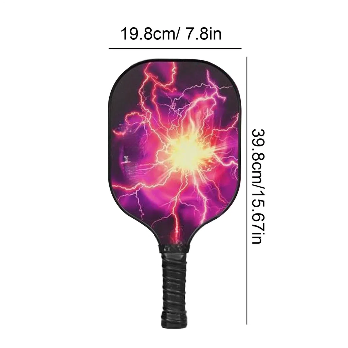 Set di 4 racchette Pickleball | Fiberglass Pickleball in fibra di vetro leggera, ergonomiche per sport, donne, uomini e ragazze e per casa, attività all'aperto, interni e