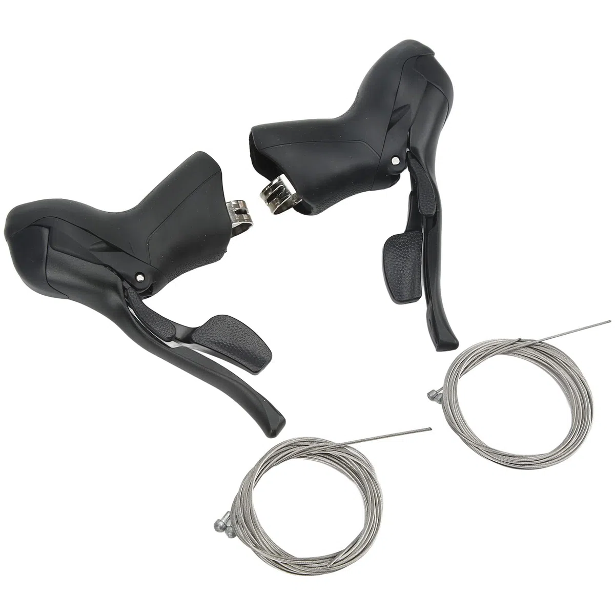 EMUKOEP Set Leve Freno a 7 velocità per Bici da Strada Impugnatura Ergonomica Adatta per la Maggior Parte delle Bici da Strada Lega di Alluminio/PVC