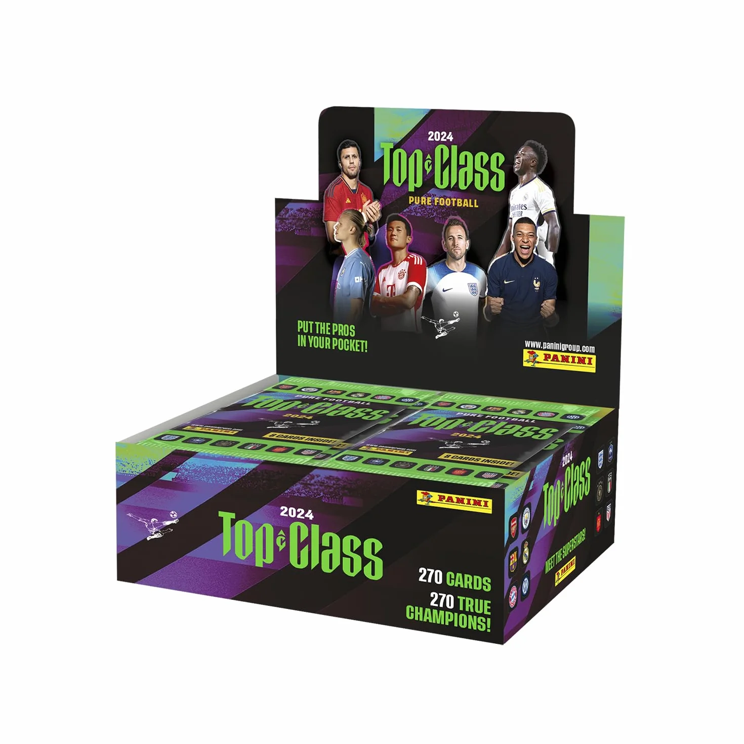 Pack de démarrage + boîte de 24 pochettes - PANINI - CARTES TOP CLASS FIFA 2024 TC
