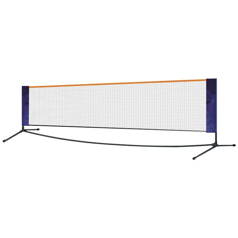 Set portatile di rete sportiva pieghevole regolabile in altezza per badminton pallavolo tennis facile installazione per parco all'aperto e parco giochi Mobile Net Rack