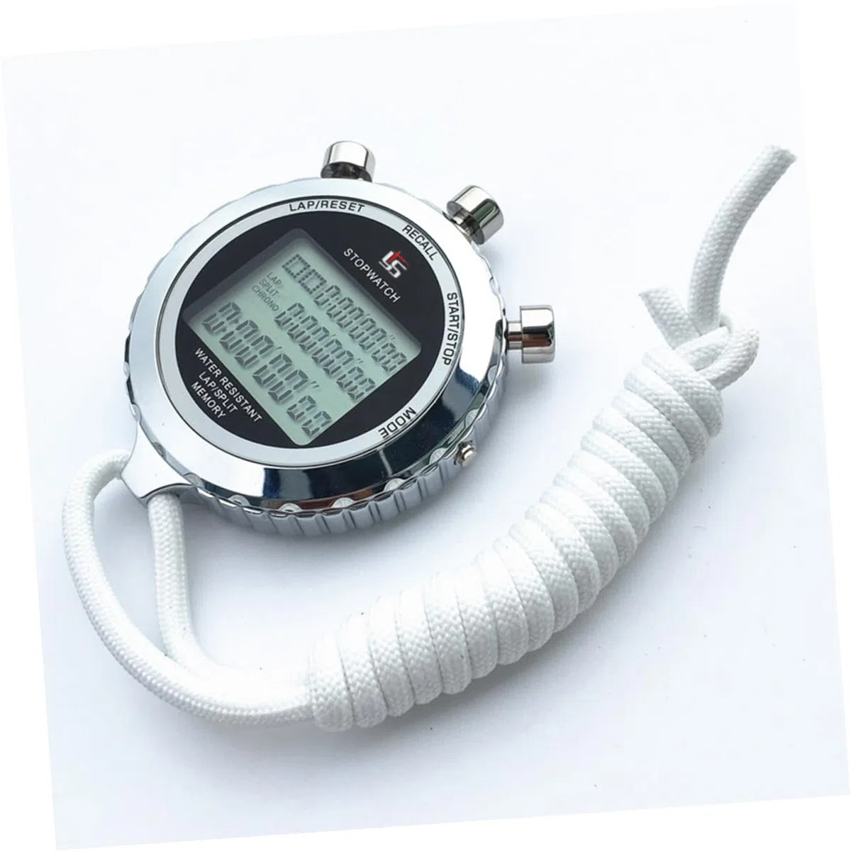 Toddmomy Cronometro Digitale Sportivo con Display Lcd, Struttura a 3 File in Acciaio Inossidabile, 120 Tracce, per Pause Pranzo e Studio