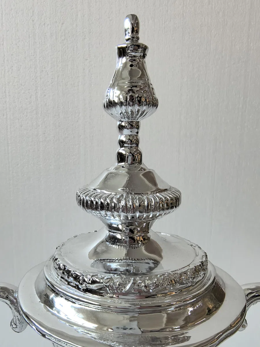 Trofeo di Champion League con portachiavi per fan europei da collezione, 44 cm/17,3