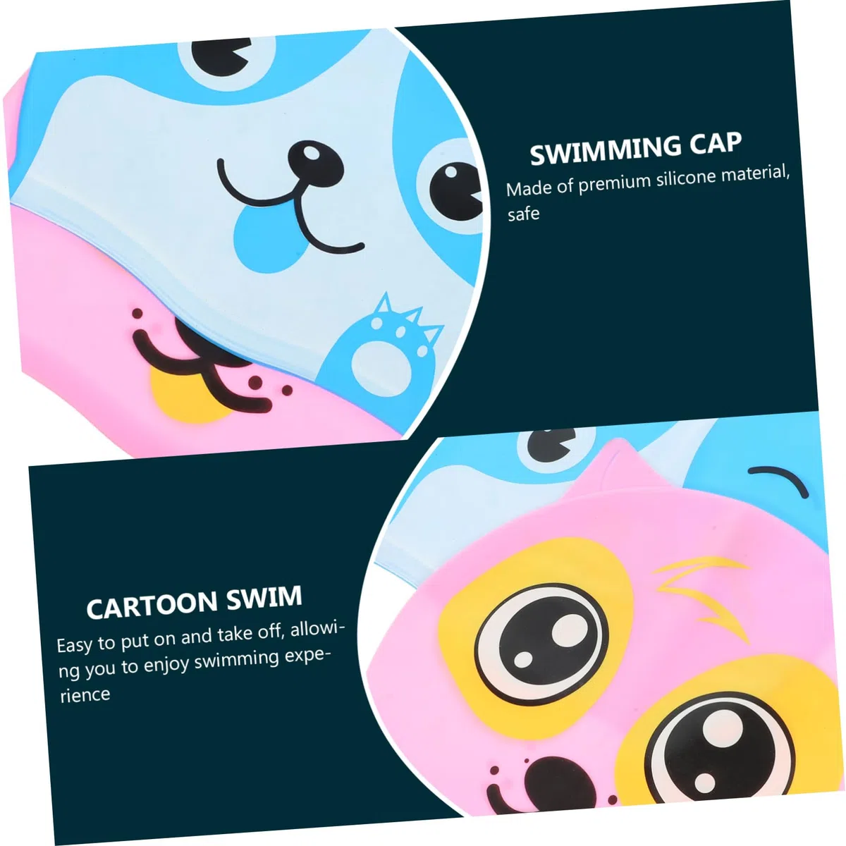 Kisangel Cuffie Per Silicone Forma Cappello Per Piscina E Doccia Leggere E 2