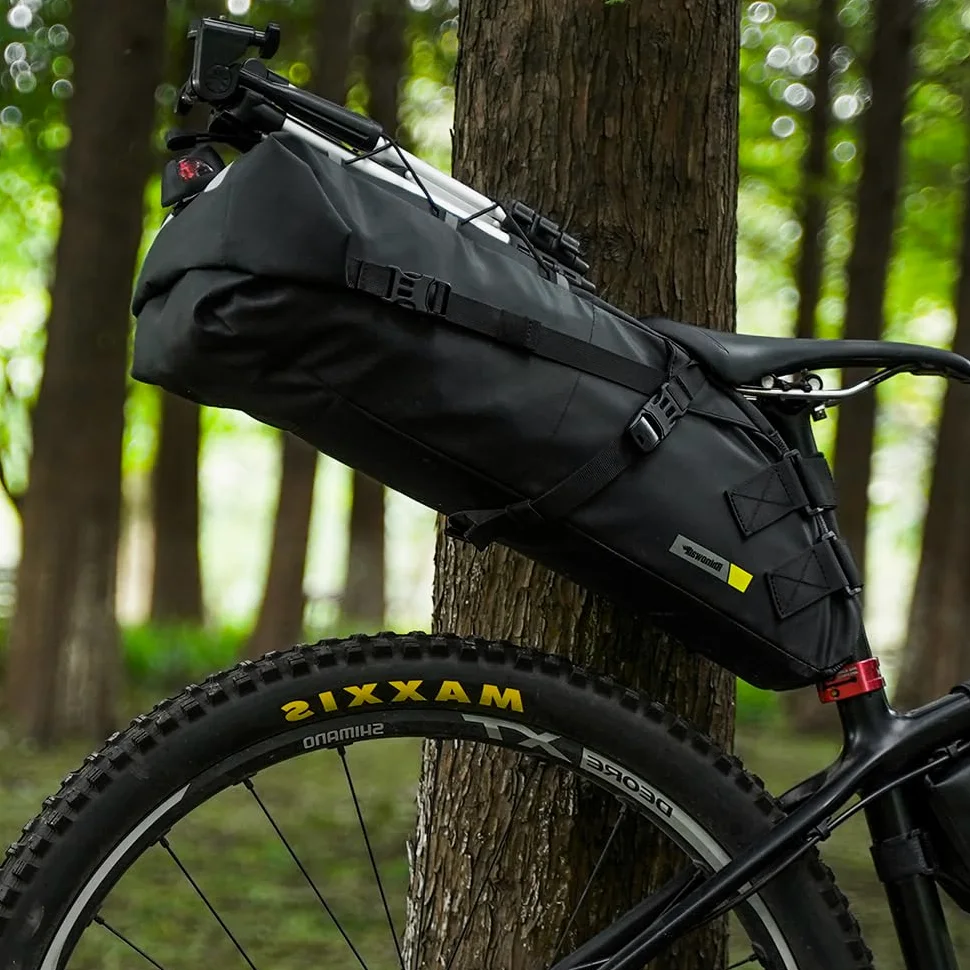 UBORSE Borse Bici Borsa da Sella per Bicicletta Impermeabile 10L/13L Borsa da Sottosella per Bici da Corsa e MTB Riflettent Portaoggetti da Sella Leggero Per Ciclismo Bike Bag