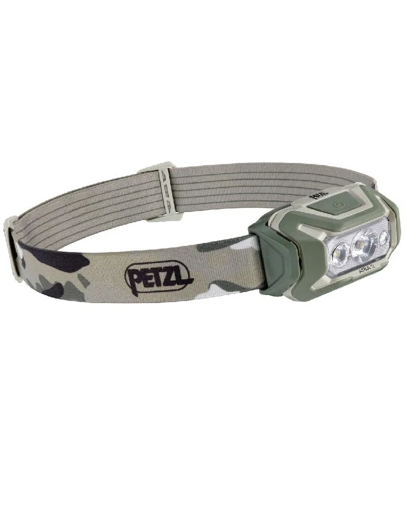 PETZL - Lampada ARIA 2RGB - Unisex, mimetico, Taglia Unica