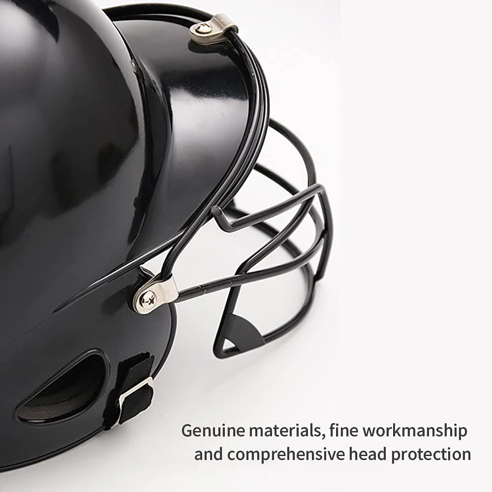 Casco da baseball, comodo e traspirante, casco da baseball antiurto, casco da baseball professionale, protezione per il viso per bambini adulti