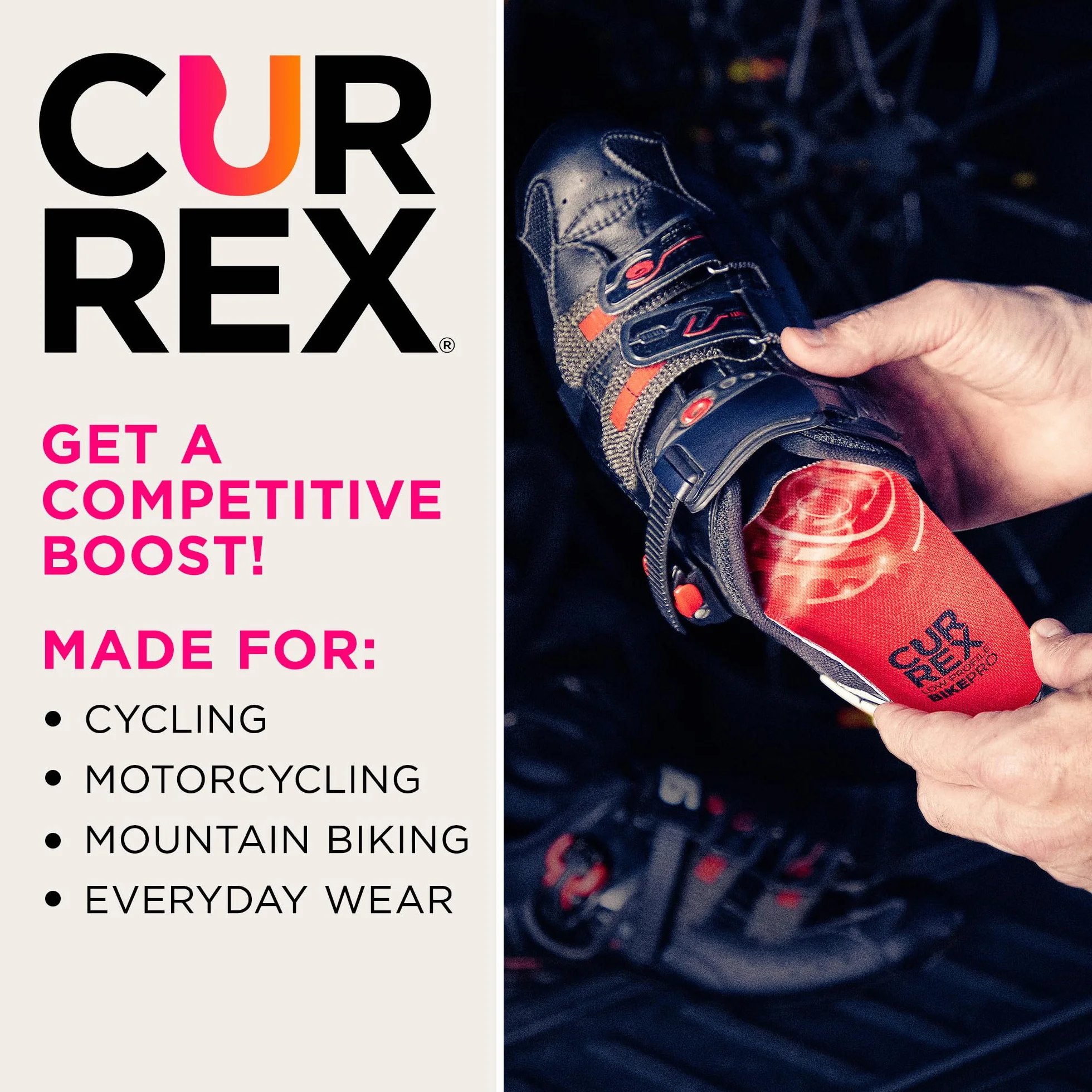 Currex Sottopiede BikePro - La vostra nuova dimensione del ciclismo. Sottopiede dinamico per il ciclismo.