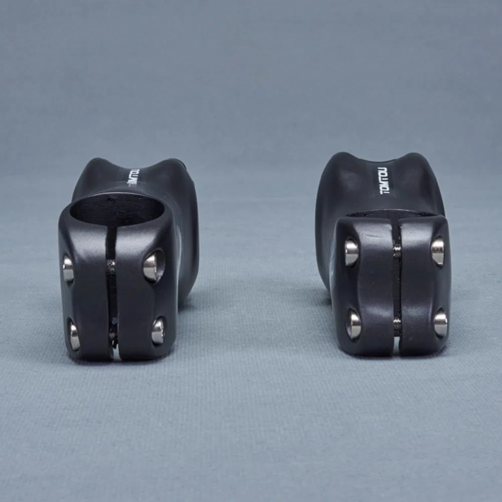 Attacco Manubrio 1 pz nero opaco grigio argento stelo in fibra di carbonio 28.6X31.8 ciclismo mountain bike bici da strada MTB parti angolo 6/17 gradi Attacco Manubrio Mtb ( Color : 17 Degree 60mm )