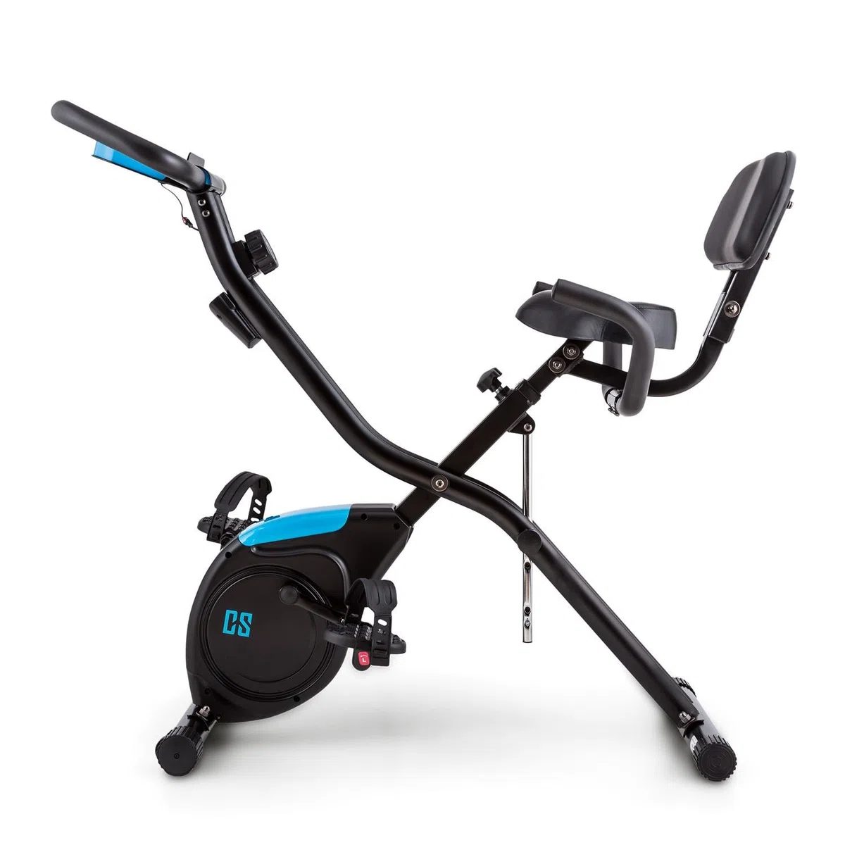 Capital Sports Azura 2 X Bike - Cyclette da Camera, Ergometrica, Computer di Allenamento, Ciclette Pieghevole con Massa Volanica di 3 kg, Resistenza Regolabile su 8 Livelli