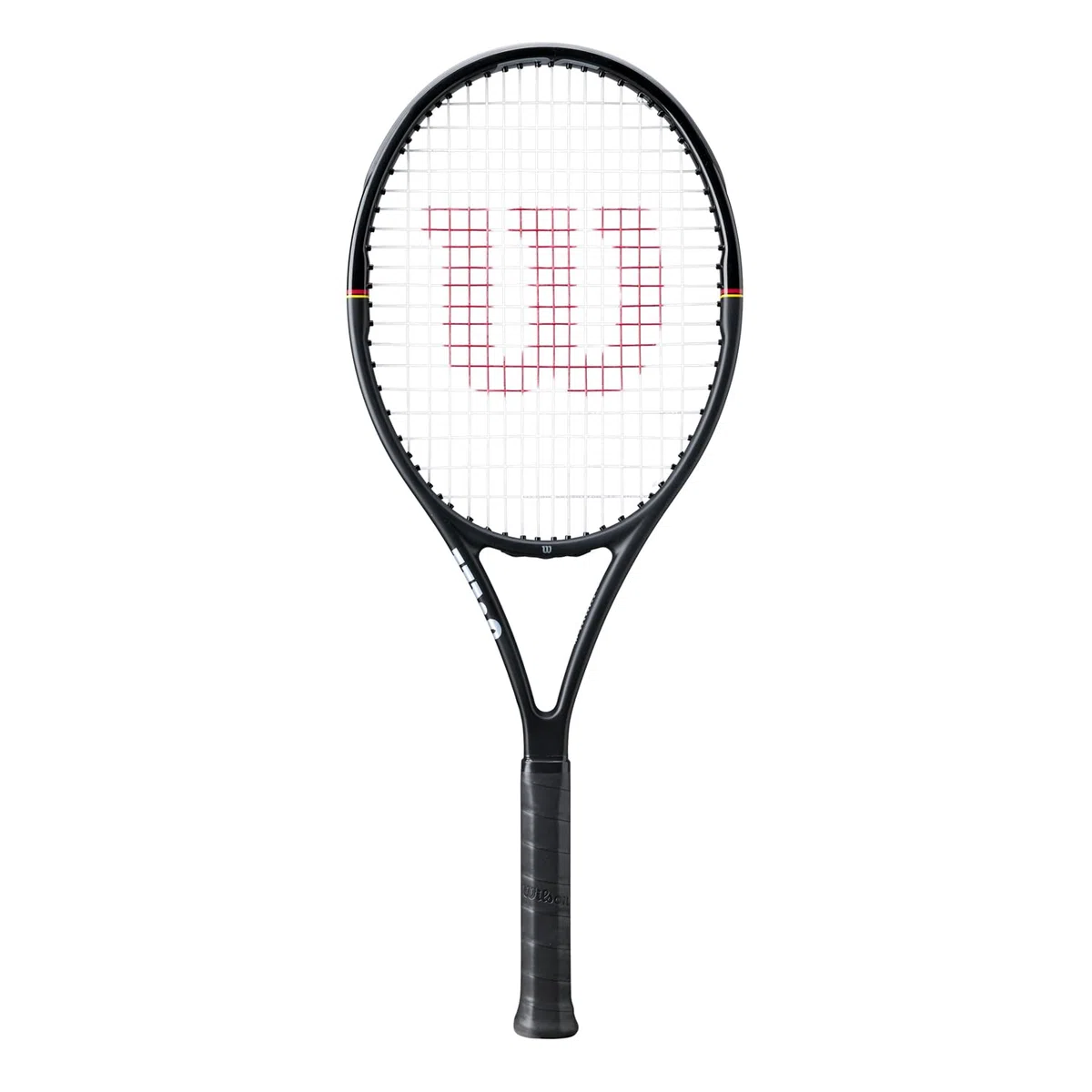 Wilson Racchetta da Tennis Pro Staff Team Classic, Stile Vintage con Innovazione Moderna, Con String Mapping per una Maggiore Precisione, Nero, Grip 3