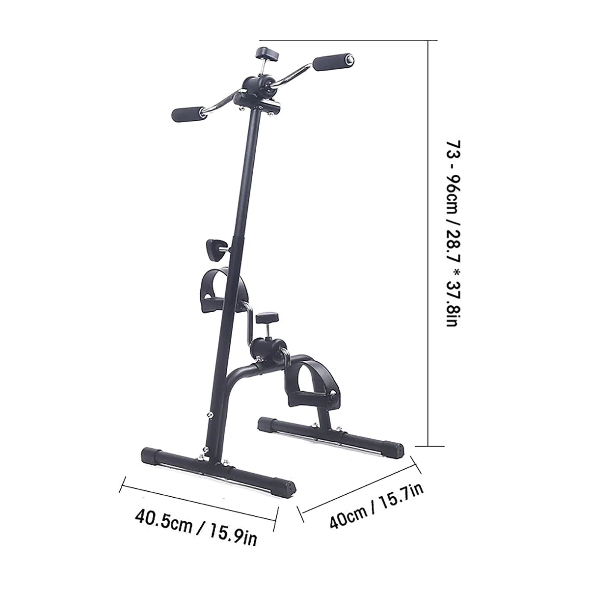Mini Cyclette elettrica da Interno, Tapis roulant Verticale con corrimano per Anziani, Attrezzatura per Esercizi per Mani e Gambe