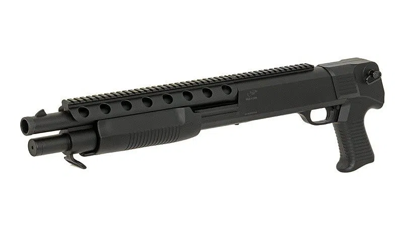 2EAGLE Fucile a Pompa Softair - M309 a Molla/plastica ad Alta Resistenza/Ricarica Manuale (0,5 Joule)