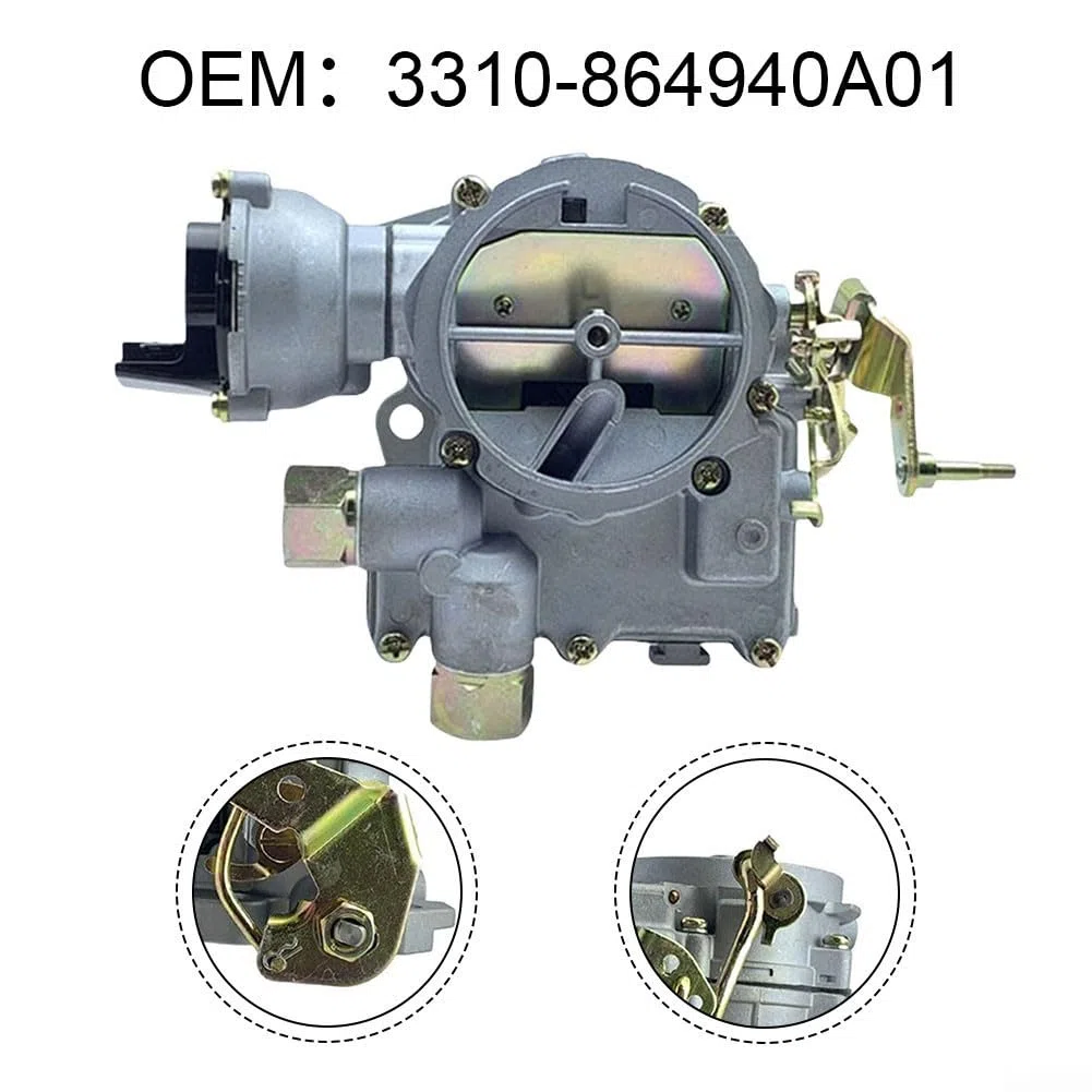 Carburatore marino 3310-864940A01 Costruzione in metallo resistente all'usura per Mercruiser 3.0L 2.5L Parte di ricambio del motore della barca facile installare