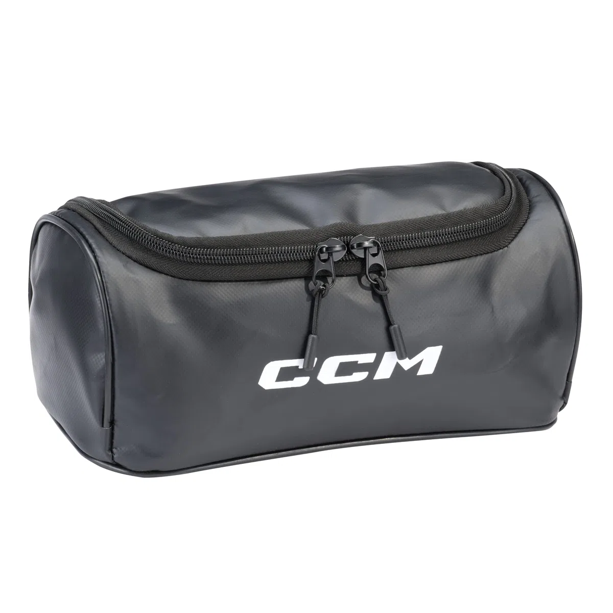 CCM Borsa da toilette per doccia a tema hockey, nero, 27,5 x 11,4 x 12,7 cm (lunghezza x altezza x larghezza) (BSHOWR)