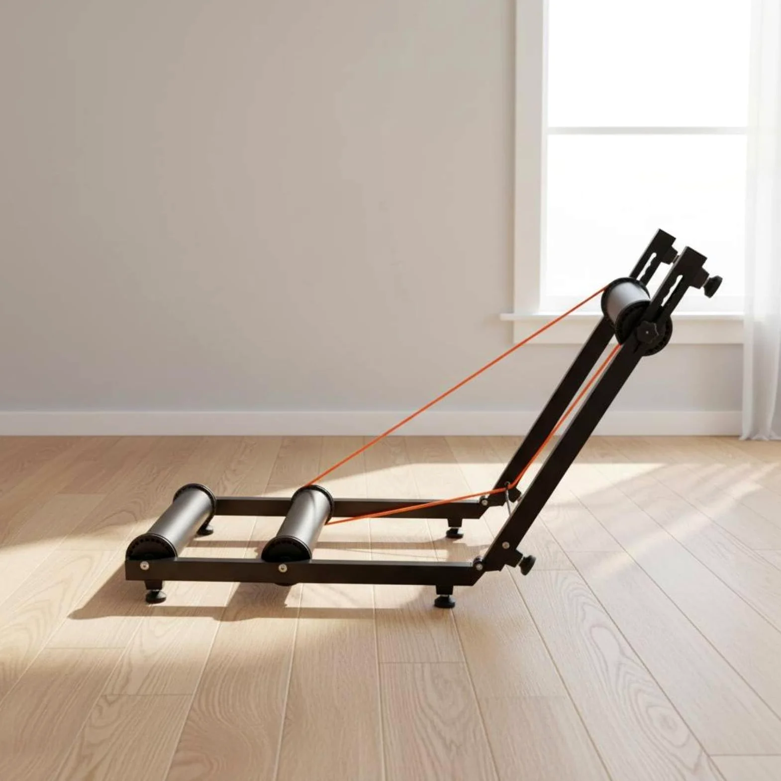 Amagogo Rullo per Allenamento Bici Indoor Rullo Allenatore Bici Rullo Bicicletta Ciclistico Materiali Alluminio Gomma Pc Leggero E Robusto Pieghevole